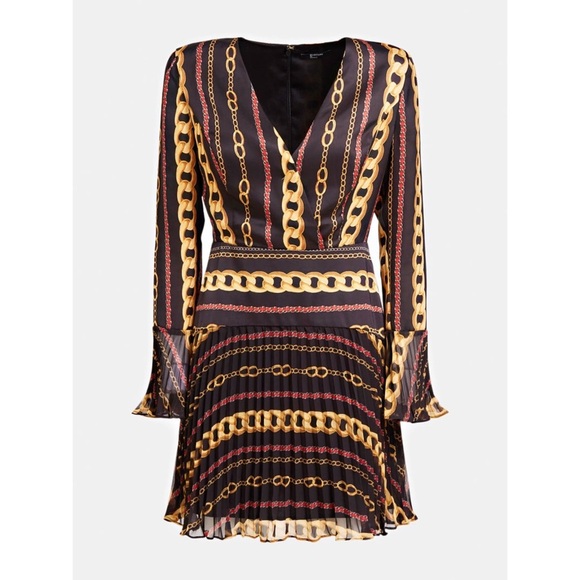 New GUESS BY MARCIANO DRESS CHAIN PRINT - Picture 2 of 9